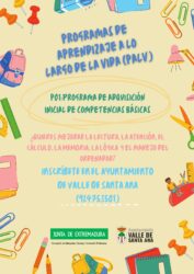 PROGRAMAS DE APRENDIZAJE A LO LARGO DE LA VIDA