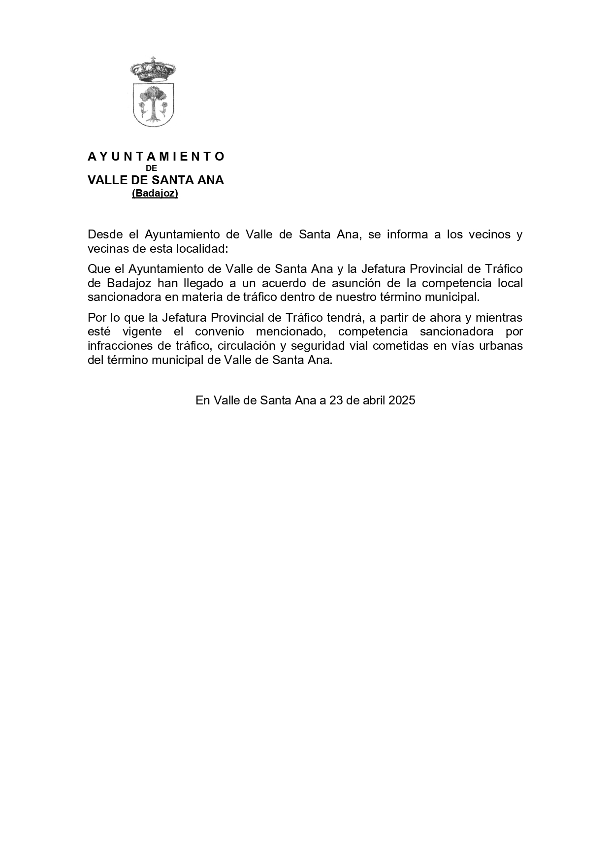 BANDO INFORMATIVO