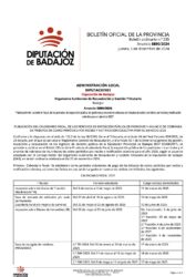 PUBLICACIÓN DEL CALENDARIO FISCAL, DE LOS PERIODOS DE EXPOSICIÓN PÚBLICA DE PADRONES Y ANUNCIO DE COBRANZA DE TRIBUTOS DE COBRO PERIÓDICO POR RECIBO Y NOTIFICACIÓN COLECTIVA PARA EL EJERCICIO 2025